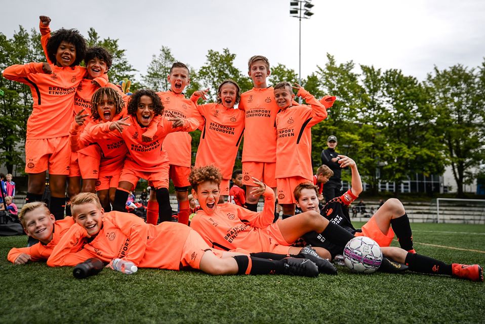 HJK Cup youth football tournament, PSV Eindhoven U12, 2019. Photo: Anni Huomolin / Laajasalon Opisto